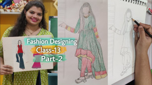 '#FDclass-13 #part-02 illustration fashion figure drawing & sketching'