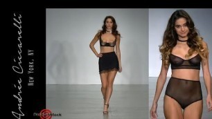 'Andree Ciccarelli Lingerie - Runway Fashion Show LFW FashionWeek NY SS 2015 - 2 min Preview'