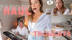 'VLOG ~ Fashion Haul + How I stay Mindful + Emily buys a Keyboard ha'