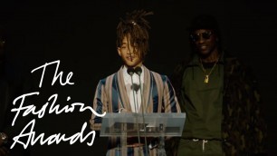 'Jaden & Willow Smith | New Fashion Icons | The Fashion Awards 2016'