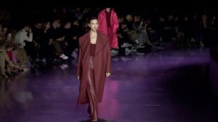 'Bella Hadid, Doutzen Kroes and models on the runway for the Hugo Boss show in Milan'