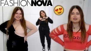 'experimentei roupas da FASHION NOVA ~try on haul'