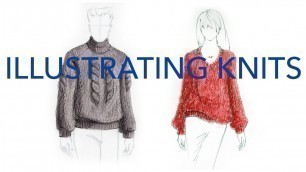 'Fashion Illustration Tutorial: Knits'