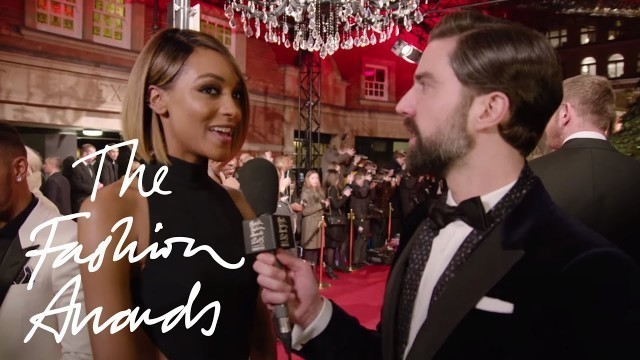 'Jourdan Dunn Red Carpet Interview - British Fashion Awards 2015'