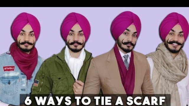 '6 Ways To Wear A SCARF | Scarf Styles For Men'