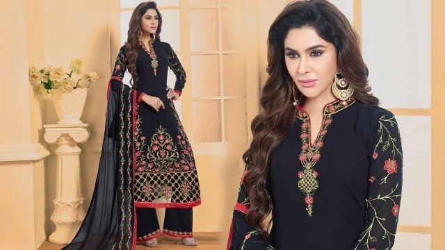 'Pakistani Dresses Designs: Latest Pakistani Suits & Designer Pakistani Dress With Palazzo Salwars'