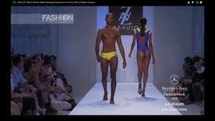 'Fashion Show \"A.Z. ARAUJO\" Miami Fashion Week Swimwear Spring Summer 2014 HD by Fashion Channel'