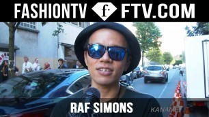 'Raf Simons Arrivals Spring/Summer 2016 | Paris Men’s Fashion Week | FashionTV'