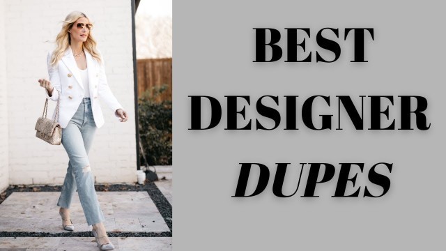 'Best Designer Dupes | Fashion Over 40'