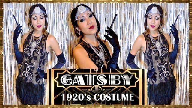 'FLAPPER DRESS! 1920\'s GREAT GATSBY COSTUME'