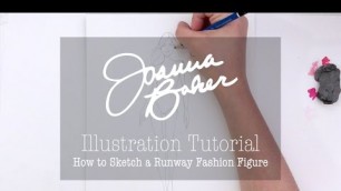 'Joanna Baker Illustration - Sketching the Fashion Runway Figure'