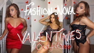 'Valentines Day to Night looks: Sexy dresses and Lingerie ft Fashion Nova'