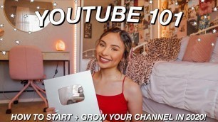 'Watch This Video If You Want to Start A YouTube Channel in 2020! All My Advice & Tips'