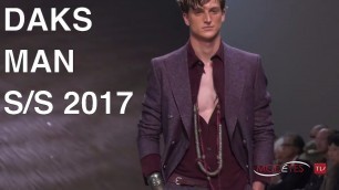 'DAKS | MEN FASHION SHOW SUMMER 2017 | EXCLUSIVE by MODEYES TV'