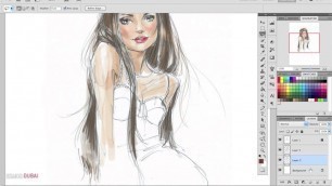 'Digital Fashion Illustration Demo'