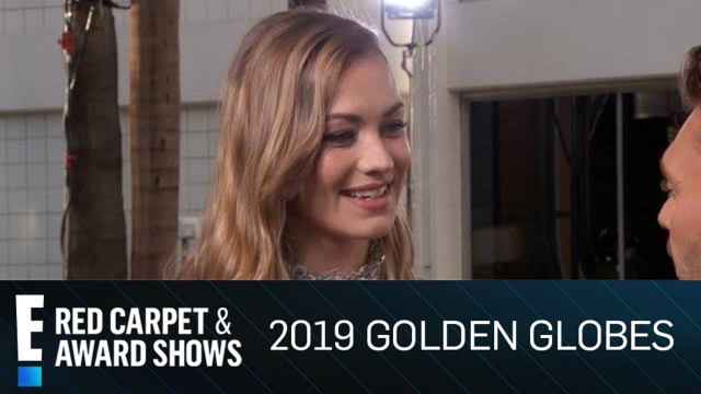 'Yvonne Strahovski Gives Mom Advice at 2019 Golden Globes | E! Red Carpet & Award Shows'