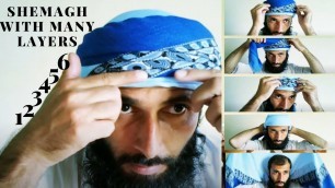 'How to tie New style Shemagh | with many layers'