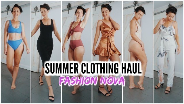 'FASHION NOVA TRY ON HAUL: Dresses + Swimsuits for Curves | AmandaMuse'