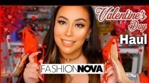 'FASHION NOVA LINGERIE & DATE NIGHT DRESSES, VALENTINE\'S COLLECTION HAUL/REVIEW!'