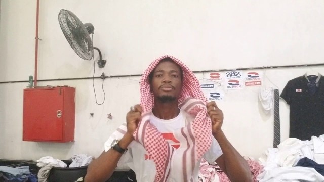 'how to wear (tie) men Arabic scarf new fashion in ABU DHABI, DUBAI , UAE'