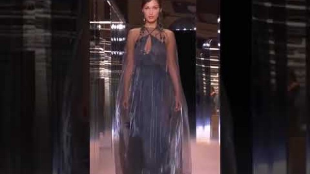 'Bella Hadid walks the runway at the Fendi Haute Couture fashion show SS2021'