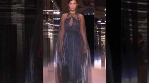 'Bella Hadid walks the runway at the Fendi Haute Couture fashion show SS2021'