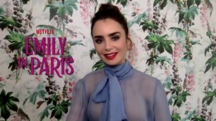 'Emily in Paris, Lily Collins, Sex and the City, Inspired by Carrie Bradshaw fashion, Patricia Field'