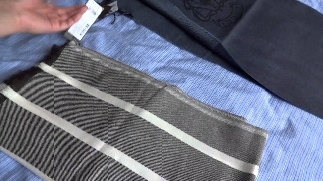 'UNWRAPPING Ermenegildo Zegna Men Scarf'