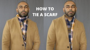 '5 Ways To Tie A Men\'s Scarf'