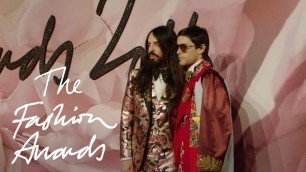 'Alessandro Michele for Gucci | International Accessories Designer | The Fashion Awards 2016'