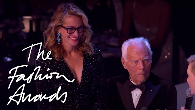 'Giorgio Armani | Award for Outstanding Achievement | The Fashion Awards 2019'