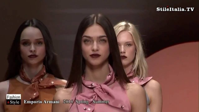 '\'Italian Fashion\'   \'Emporio Armani\'  \'2016 Spring Summer\' \'Italian Elegance\' \'Italian Woman'