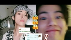 'Kim taehyung selfie status  video / the selca king don\'t like taking selfies anymore