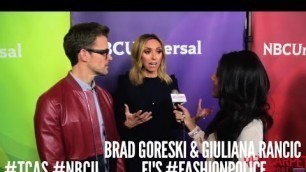 'Brad Goreski & Giuliana Rancic #FashionPolice at NBCUniversal’s #TCA2016'