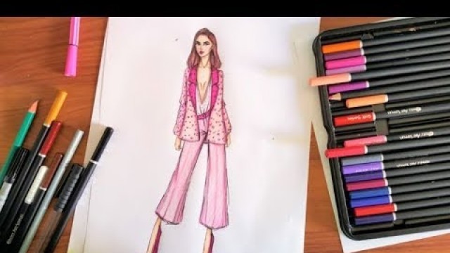 'Fashion Drawing : how to dress a croquis'