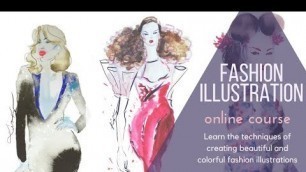 'Fashion Illustration Online Course'