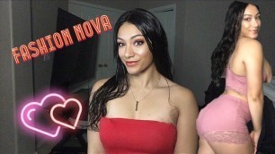 'Fashion Nova HUGE Lingerie Haul | Valentines Day Ready