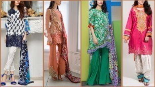 'Latest Top Pakistani shalwar kameez designs 2017 | Latest salwar suits / Kurti for ladies'