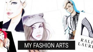 'My arts // Fast sketches // Fashion illustrations'