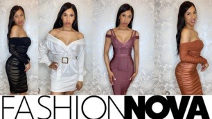 'FASHION NOVA DRESS HAUL | MUST HAVES + TRY ON HAUL | FASHION NOVA CLOTHING HAUL 2021 |Donyea Nicole'