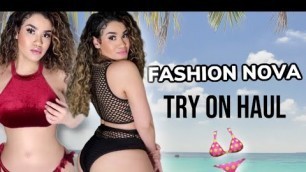 'FASHION NOVA SWIM TRY-ON HAUL 2020'