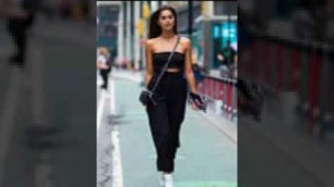 'Maia Cotton attends castings for the 2017 Victoria\'s Secret Fashion Show in New York City.'