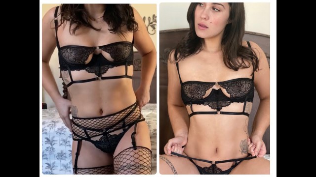 'Black Sexy Lingerie Haul from Fashionnova!'