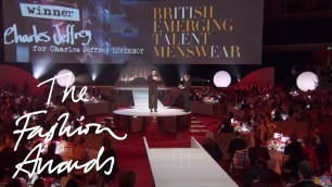 'Charles Jeffrey |  British Emerging Talent - Menswear | The Fashion Awards 2017'