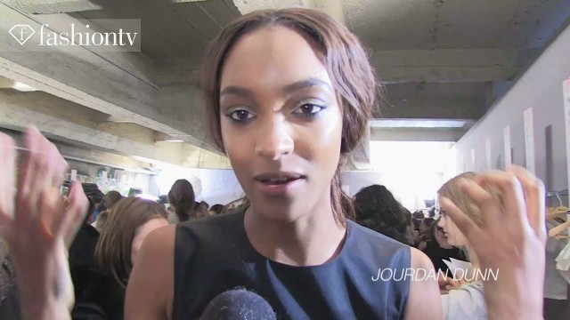 'Backstage at Galliano with Jourdan Dunn and Jac | Paris Fashion Week Spring 2013 | FashionTV'