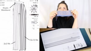 'Designing Knit Pants - Fashion Design - Emily Keller - The Fashion Run-Up'