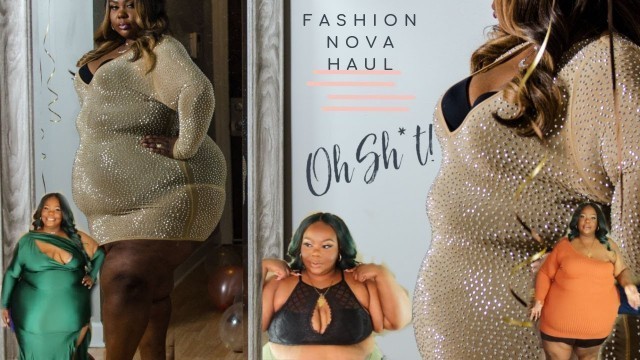 'Fashion Nova Try On Haul | 3x Size 24-28 Friendly | Silhouette Challenge | Feeling Myself'