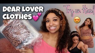 'DEAR LOVER CLOTHES TRY ON HAUL❗️