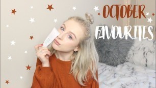 'OCTOBER 2017 BEAUTY & FASHION FAVOURITES | EMILY ROSE'