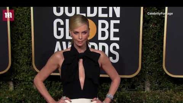 'Black and Bright! Charlize Theron at the 2019 Golden Globes'